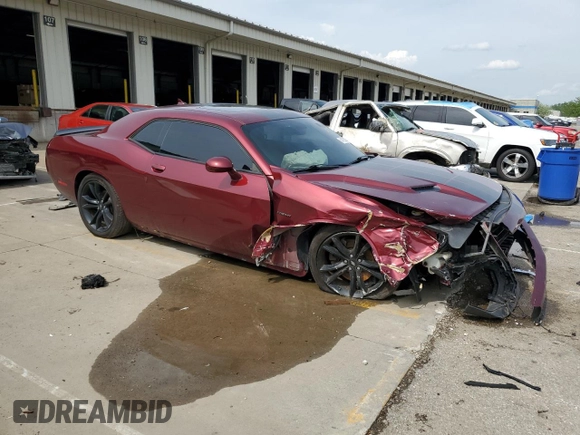 2017 Dodge Challenger R/T Plus with VIN 2C3CDZBT9HH648882, listed as a Copart auction lot 54169315 with 61,401 mi miles and Salvage title. Bid and sale history available at DreamBid. Image 4.
