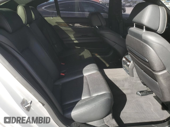 2013 BMW 7 Series 740Li with VIN WBAYE4C5XDD137591, listed as a Copart auction lot 44581175 with 138,173 mi miles and Salvage title. Bid and sale history available at DreamBid. Image 10.