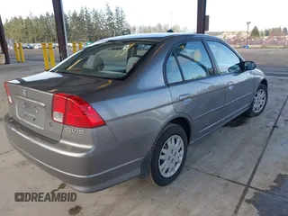 2004 Honda Civic LX with VIN 2HGES165X4H536000, listed as a IAAI auction lot 41950233 with 214,537 mi miles. Bid and sale history available at carsss.com. Image 4.
