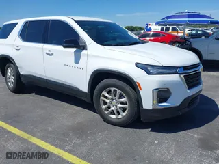 2023 Chevrolet Traverse LS with VIN 1GNERFKW6PJ292944, listed as a IAAI auction lot 41858992 with 27,302 mi miles. Bid and sale history available at carsss.com. Image 1.