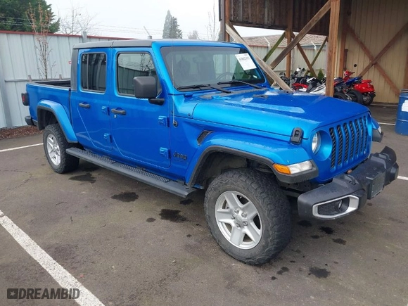 2021 Jeep Gladiator Texas Trail with VIN 1C6JJTAM6ML502947, listed as a IAAI auction lot 41862393 with 48,997 mi miles. Bid and sale history available at carsss.com. Image 1.