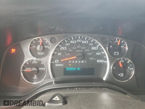 2020 Chevrolet Express Cargo Van with VIN 1GCWGAFP9L1159002, listed as a Copart auction lot 45385625 with 242,844 mi miles and Clean Title. Bid and sale history available at carsss.com. Image 9.