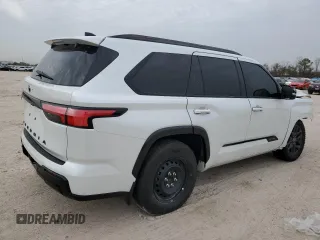 2023 Toyota Sequoia SR5 with VIN 7SVAAABA4PX001883, listed as a Copart auction lot 48304855 with 20,773 mi miles and Salvage Title. Bid and sale history available at carsss.com. Image 3.