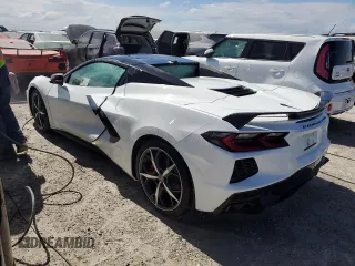 2023 Chevrolet Corvette 2LT with VIN 1G1YB3D44P5123723, listed as a Copart auction lot 74214554 with 0 mi miles and Non Repairable. Bid and sale history available at carsss.com. Image 2.