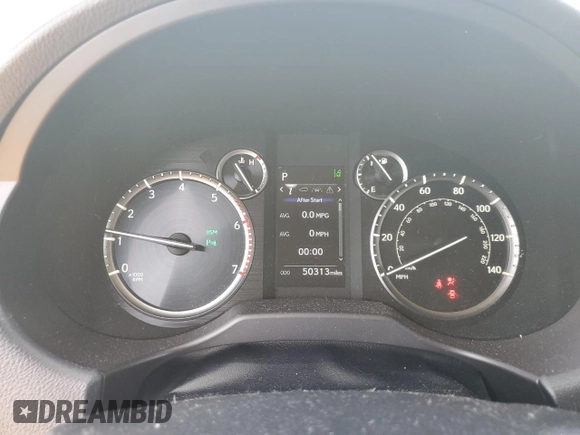 2020 Lexus GX with VIN JTJAM7BX4L5243309, listed as a Copart auction lot 54923625 with 50,313 mi miles and Salvage Title. Bid and sale history available at carsss.com. Image 9.