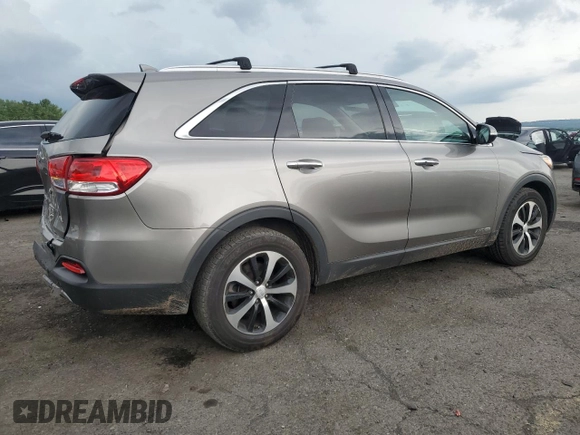 2017 Kia Sorento EX with VIN 5XYPHDA54HG289897, listed as a Copart auction lot 63562265 with 63,057 mi miles and Salvage title. Bid and sale history available at DreamBid. Image 3.