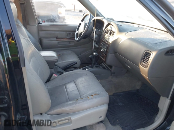 1998 Infiniti QX4 with VIN JNRAR05Y2WW028333, listed as a IAAI auction lot 41759775 with 216,473 mi miles and . Bid and sale history available at DreamBid. Image 5.