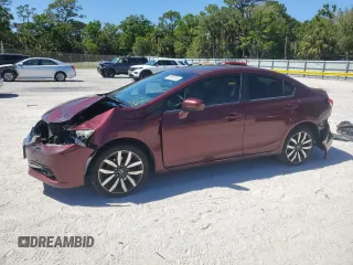 2015 Honda Civic EX-L with VIN 2HGFB2F94FH513098, listed as a Copart auction lot 49616245 with 94,884 mi miles and Salvage Title. Bid and sale history available at carsss.com. Image 1.