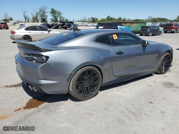 2019 Chevrolet Camaro 1LT with VIN 1G1FB1RSXK0115361, listed as a Copart auction lot 50026265 with 26,827 mi miles and Salvage Title. Bid and sale history available at carsss.com. Image 3.