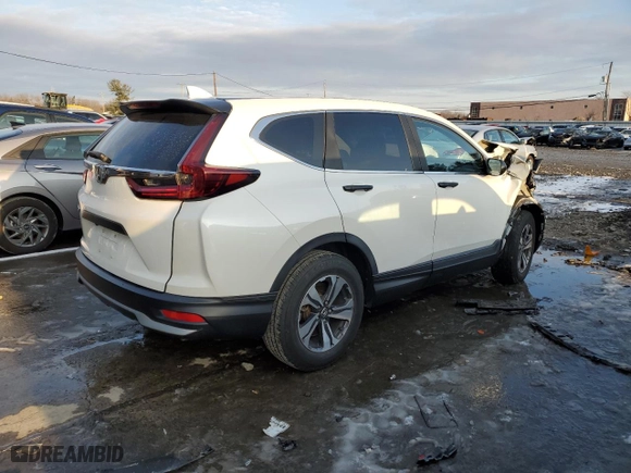 2021 Honda CR-V LX with VIN 5J6RW1H25ML002052, listed as a Copart auction lot 86170804 with 0 mi miles and Salvage Title. Bid and sale history available at carsss.com. Image 3.
