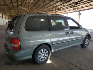 2005 Kia Sedona LX with VIN KNDUP132356757589, listed as a Copart auction lot 51958775 with 71,564 mi miles and Salvage Title. Bid and sale history available at carsss.com. Image 3.