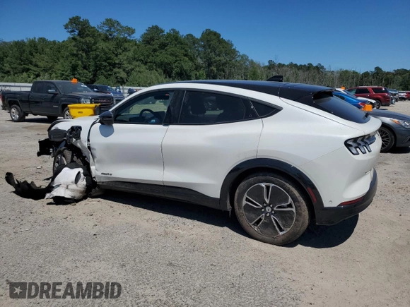 2023 Ford Mustang Mach-E Premium with VIN 3FMTK3R43PMA72439, listed as a Copart auction lot 57874145 with 21,282 mi miles and Salvage title. Bid and sale history available at DreamBid. Image 2.