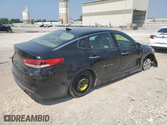 2018 Kia Optima S with VIN 5XXGT4L35JG235075, listed as a Copart auction lot 60604425 with 95,705 mi miles and Salvage title. Bid and sale history available at DreamBid. Image 3.