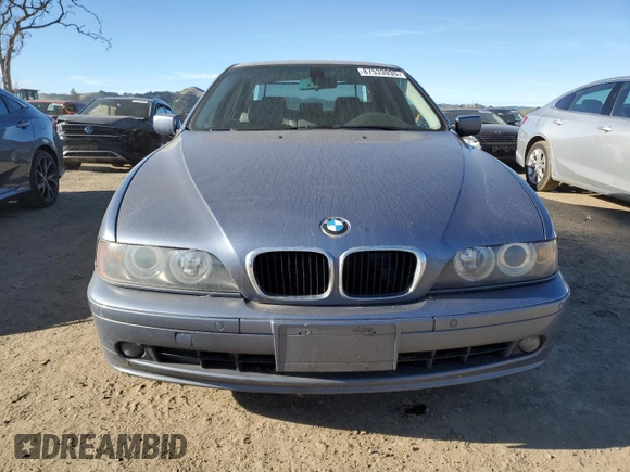 2003 BMW 5 Series 530iA with VIN WBADT63443CK29419, listed as a Copart auction lot 87533935 with 165,472 mi miles and Clean Title. Bid and sale history available at carsss.com. Image 5.