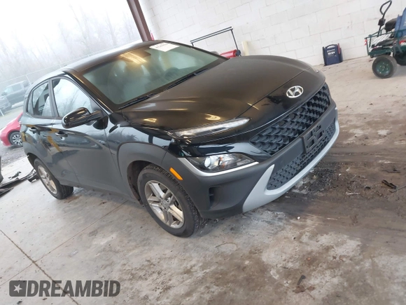 2022 Hyundai Kona SE with VIN KM8K2CAB0NU754449, listed as a IAAI auction lot 41249416 with 24,015 mi miles. Bid and sale history available at carsss.com. Image 1.