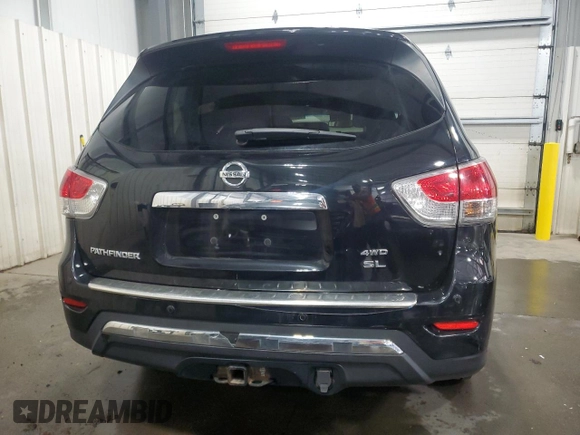 2015 Nissan Pathfinder Platinum with VIN 5N1AR2MM1FC700700, listed as a Copart auction lot 56637765 with 201,149 mi miles and Salvage title. Bid and sale history available at DreamBid. Image 6.