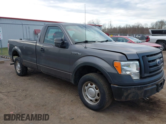2010 Ford F-150 XL with VIN 1FTMF1C8XAKA97981, listed as a IAAI auction lot 41823694 with 123,028 mi miles. Bid and sale history available at carsss.com. Image 1.