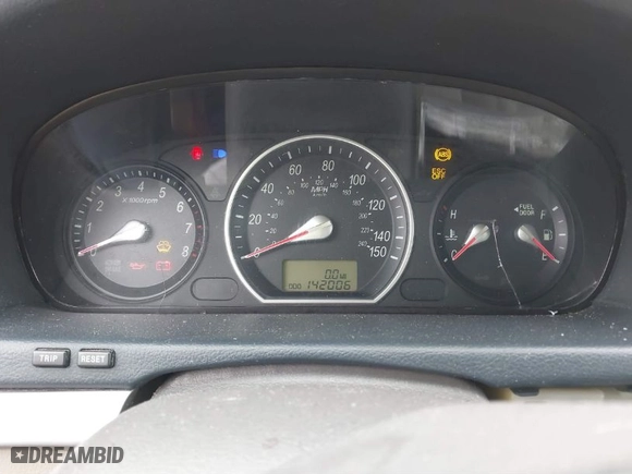 2007 Hyundai Sonata GLS with VIN 5NPET46C77H182735, listed as a IAAI auction lot 41753540 with 142,006 mi miles. Bid and sale history available at carsss.com. Image 7.