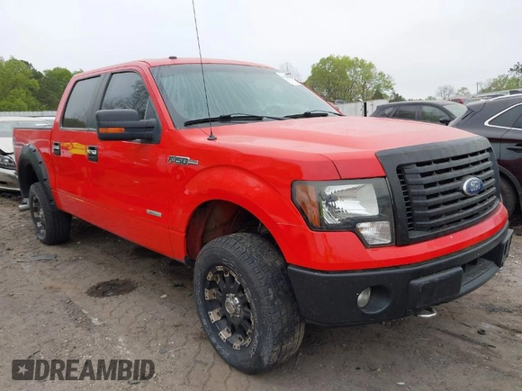 2011 Ford F-150 XLT with VIN 1FTFW1ET7BFB41813, listed as a IAAI auction lot 41964776 with 194,811 mi miles. Bid and sale history available at carsss.com. Image 1.