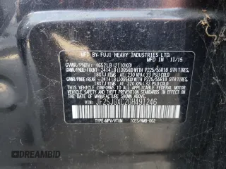 2016 Subaru Forester 2.0XT Touring with VIN JF2SJGXC2GH491246, listed as a Copart auction lot 46312015 with 59,751 mi miles and Salvage Title. Bid and sale history available at carsss.com. Image 14.