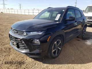 2021 Chevrolet TrailBlazer RS with VIN KL79MUSL7MB056499, listed as a Copart auction lot 76933774 with 42,848 mi miles and Salvage Title. Bid and sale history available at carsss.com. Image 1.