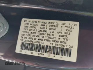 2010 Acura TSX with VIN JH4CU2F67AC015456, listed as a IAAI auction lot 42583419 with 220,012 mi miles and . Bid and sale history available at DreamBid. Image 9.