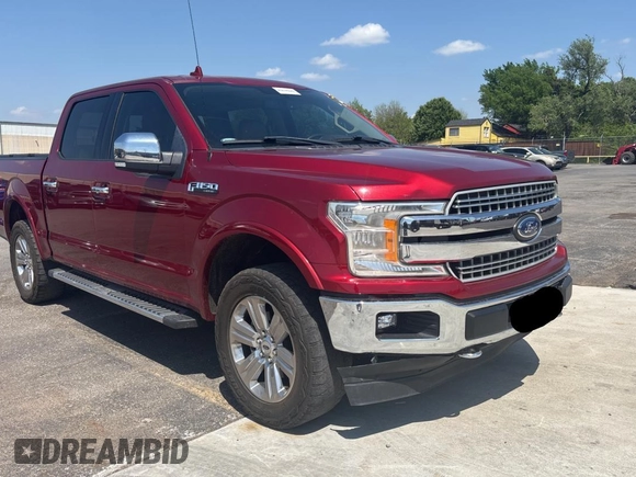 2018 Ford F-150 XL with VIN 1FTEW1EG8JKE58133, listed as a Copart auction lot 53719555 with 77,877 mi miles and Clean Title. Bid and sale history available at carsss.com. Image 1.