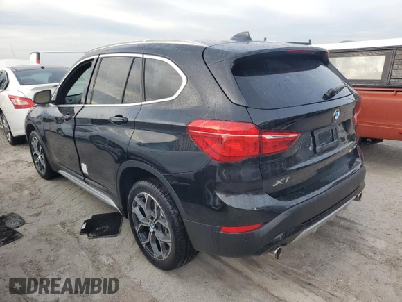 2022 BMW X1 sDrive28i with VIN WBXJG7C00N5V11452, listed as a Copart auction lot 76999614 with 0 mi miles and Non Repairable. Bid and sale history available at carsss.com. Image 2.