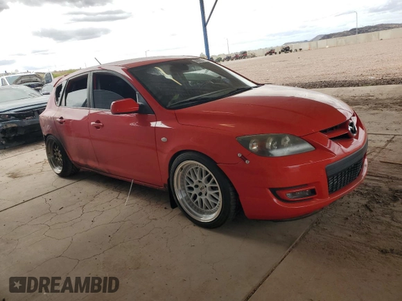 2007 Mazda 3 Mazdaspeed3 Sport z VIN JM1BK34L671625130, wystawiony jako Copart lot #48969385 z przebiegiem Nie podano mil oraz Szkoda całkowita • Salvage title. Historia ofert i sprzedaży dostępna na DreamBid. Obrazek 4.