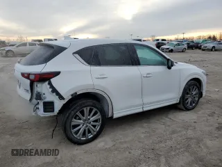 2024 Mazda CX-5 2.5 Turbo Signature with VIN JM3KFBXY2R0388321, listed as a Copart auction lot 42134045 with 20,549 mi miles and Salvage Title. Bid and sale history available at carsss.com. Image 3.