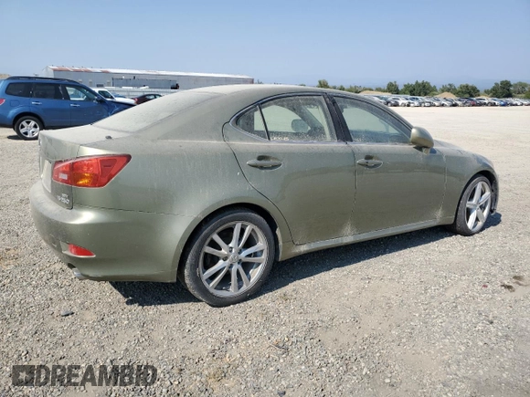 2006 Lexus IS 250 with VIN JTHBK262865012673, listed as a Copart auction lot 64866815 with 169,413 mi miles and Clean title. Bid and sale history available at DreamBid. Image 3.