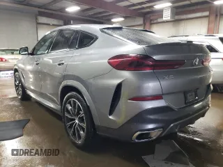 2025 BMW X6 xDrive40i with VIN 5UX33EX05S9X17286, listed as a Copart auction lot 52207275 with 24,547 mi miles and Clean Title. Bid and sale history available at carsss.com. Image 2.