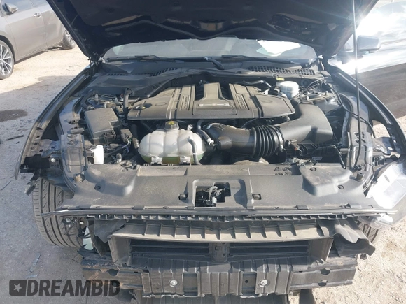 2023 Ford Mustang GT with VIN 1FA6P8CF1P5301948, listed as a IAAI auction lot 42056792 with 45,545 mi miles and . Bid and sale history available at DreamBid. Image 10.