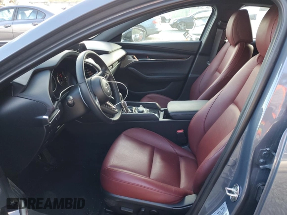 2023 Mazda 3 S Carbon Edition with VIN JM1BPBLM6P1608818, listed as a Copart auction lot 84762364 with 15,411 mi miles and Non repairable. Bid and sale history available at DreamBid. Image 7.