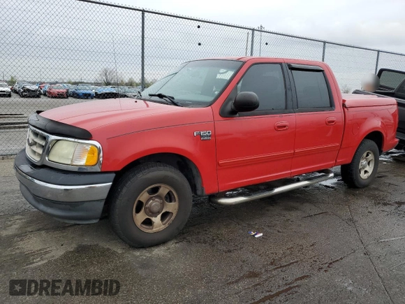 2003 Ford F-150 XLT with VIN 1FTRW07643KA38307, listed as a Copart auction lot 51496915 with 112,110 mi miles and Salvage Title. Bid and sale history available at carsss.com. Image 1.