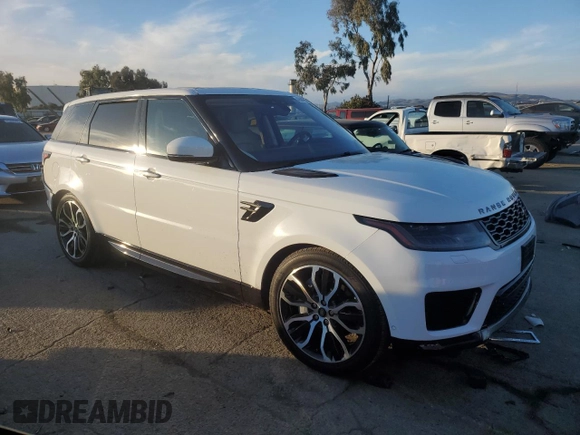 2021 Land Rover Range Rover Sport HSE Silver Edition with VIN SALWR2SU0MA758828, listed as a Copart auction lot 43561355 with 57,196 mi miles and Salvage title. Bid and sale history available at DreamBid. Image 4.