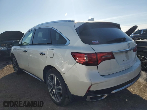 2017 Acura MDX Advance z VIN 5FRYD4H90HB039880, wystawiony jako Copart lot #44119975 z przebiegiem 100 531 mil mil oraz Szkoda całkowita • Salvage title. Historia ofert i sprzedaży dostępna na DreamBid. Obrazek 2.