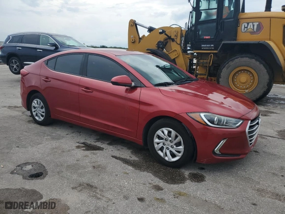 2017 Hyundai Elantra SE with VIN 5NPD74LF3HH161056, listed as a Copart auction lot 64871353 with 108,314 mi miles and Clean Title. Bid and sale history available at carsss.com. Image 4.