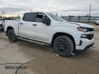 2019 Chevrolet Silverado 1500 Custom with VIN 3GCUYBEFXKG701159, listed as a Copart auction lot 85421754 with 95,432 mi miles and Salvage Title. Bid and sale history available at DreamBid. Image 4.