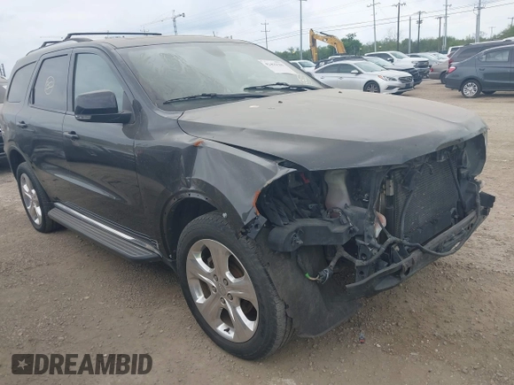 2014 Dodge Durango Limited with VIN 1C4RDJDG5EC593711, listed as a IAAI auction lot 42431980 with Not provided miles and . Bid and sale history available at DreamBid. Image 1.