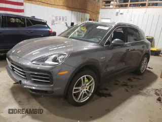 2022 Porsche Cayenne E-Hybrid Hybrid with VIN WP1AE2AY9NDA27007, listed as a Copart auction lot 89154955 with 11,059 mi miles and Salvage title. Bid and sale history available at DreamBid. Image 1.