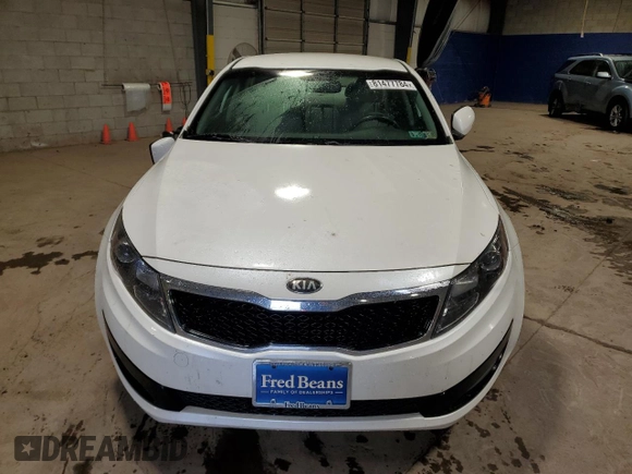 2013 Kia Optima LX with VIN KNAGM4A78D5385108, listed as a Copart auction lot 81477784 with 78,433 mi miles and Salvage Title. Bid and sale history available at carsss.com. Image 5.