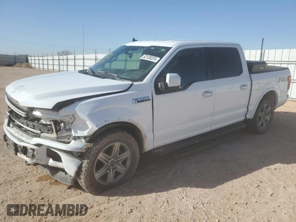2019 Ford F-150 XL with VIN 1FTEW1E54KKC47379, listed as a Copart auction lot 52138325 with 125,153 mi miles and Salvage Title. Bid and sale history available at carsss.com. Image 1.