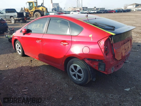 2013 Toyota Prius One z VIN JTDKN3DUXD5696576, wystawiony jako IAAI lot #41951859 z przebiegiem 181 795 mil mil oraz . Historia ofert i sprzedaży dostępna na DreamBid. Obrazek 3.