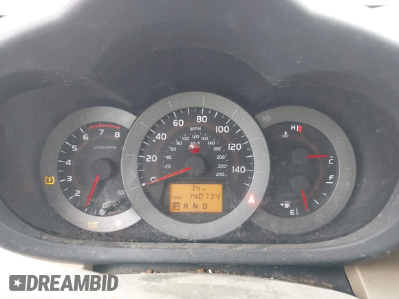 2009 Toyota RAV4 Ltd with VIN JTMBK31V295082912, listed as a IAAI auction lot 42084251 with 140,734 mi miles. Bid and sale history available at carsss.com. Image 7.
