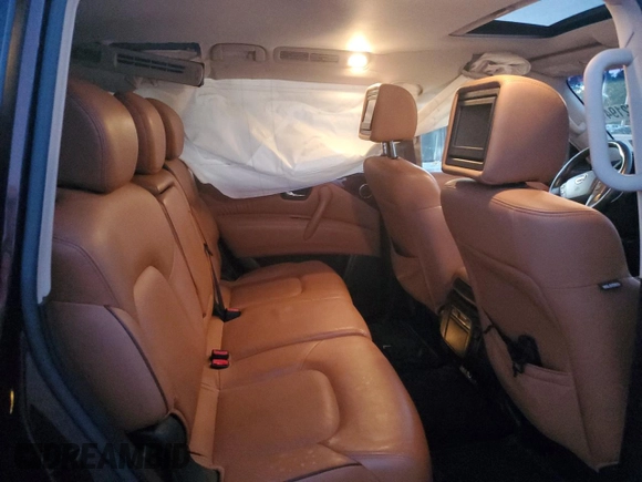 2017 Nissan Armada SV with VIN JN8AY2ND1H9005028, listed as a Copart auction lot 81962194 with 86,682 mi miles and Salvage Title. Bid and sale history available at carsss.com. Image 11.