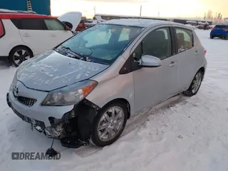 2012 Toyota Yaris L with VIN JTDKTUD34CD506388, listed as a IAAI auction lot 41014347 with 54,427 mi miles. Bid and sale history available at carsss.com. Image 2.