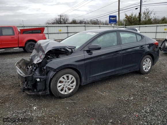 2019 Hyundai Elantra SE with VIN 5NPD74LF8KH445967, listed as a Copart auction lot 51667045 with 67,455 mi miles and Salvage Title. Bid and sale history available at carsss.com. Image 1.