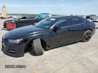 2024 Acura TLX Technology with VIN 19UUB5F43RA000103, listed as a Copart auction lot 61647254 with 8,929 mi miles and Salvage Title. Bid and sale history available at DreamBid. Image 1.