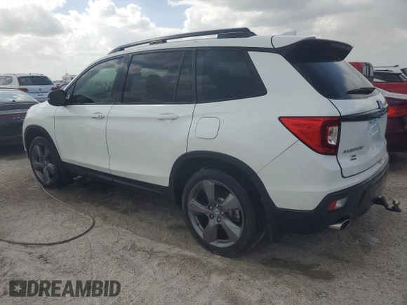 2021 Honda Passport Touring z VIN 5FNYF7H93MB014916, wystawiony jako Copart lot #75050454 z przebiegiem 28 364 mil mil oraz Nie do naprawy • Non repairable. Historia ofert i sprzedaży dostępna na DreamBid. Obrazek 2.
